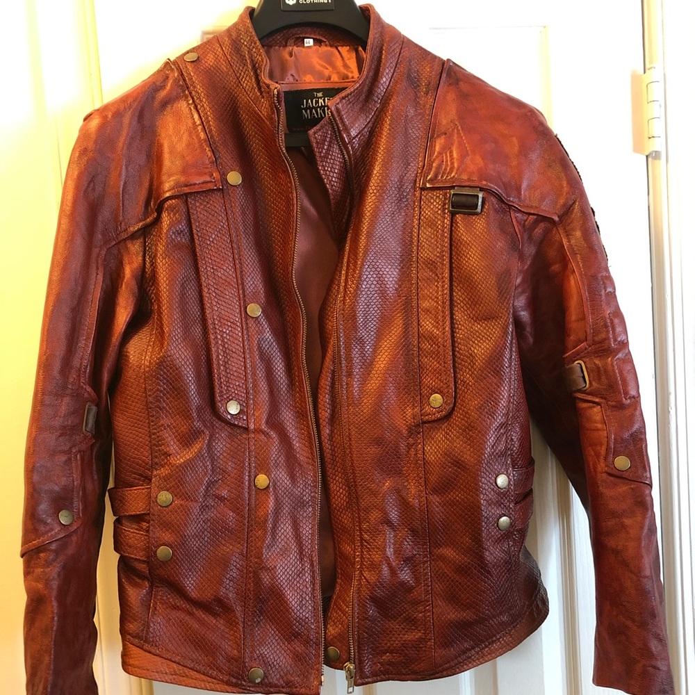 Custom leather&pleather Star-Lord Guardians jacket